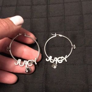 Juicy couture hoop earring